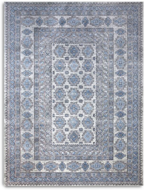 Celeste 5' X 8' Area Rug Blue Value City Furniture