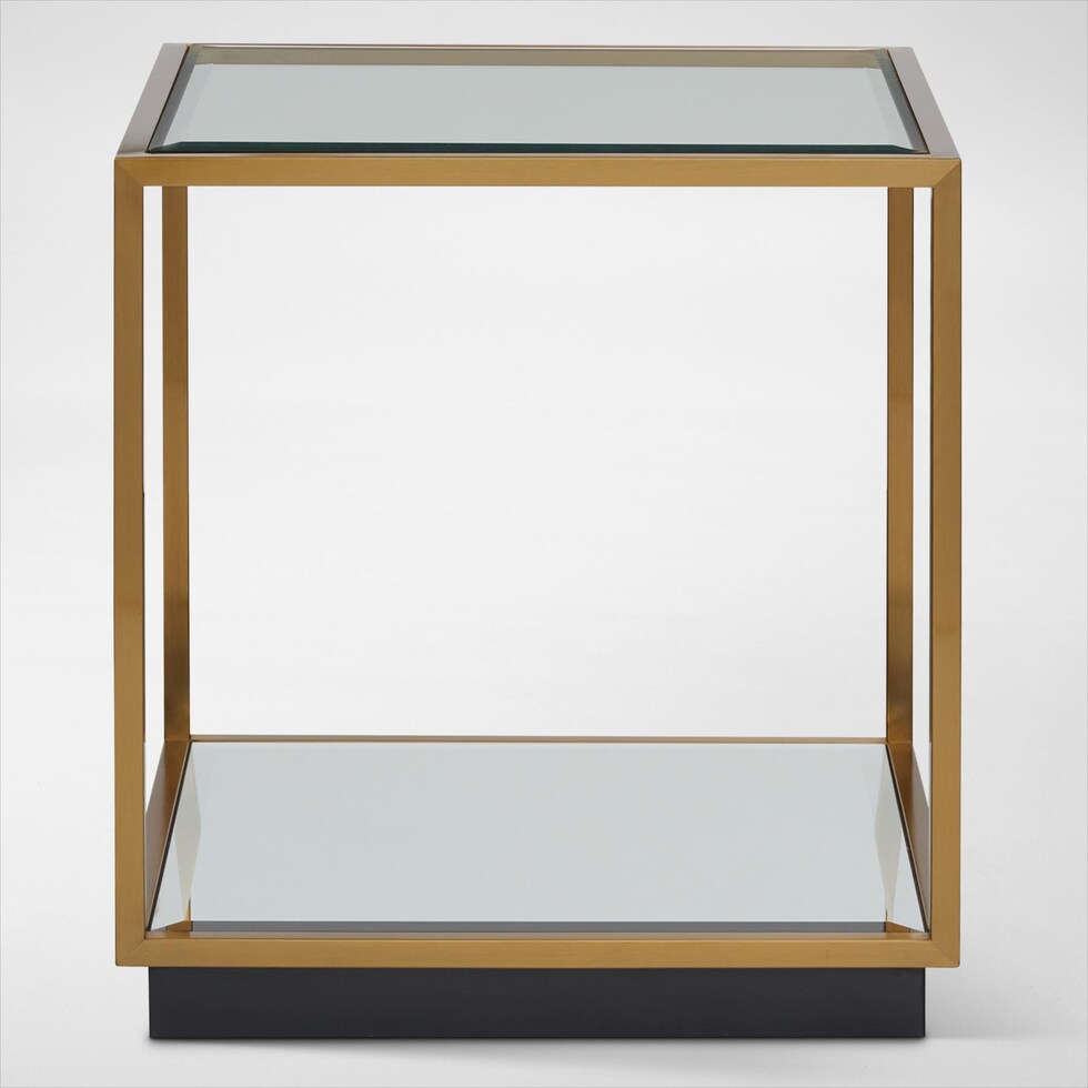 celeste gold end table   