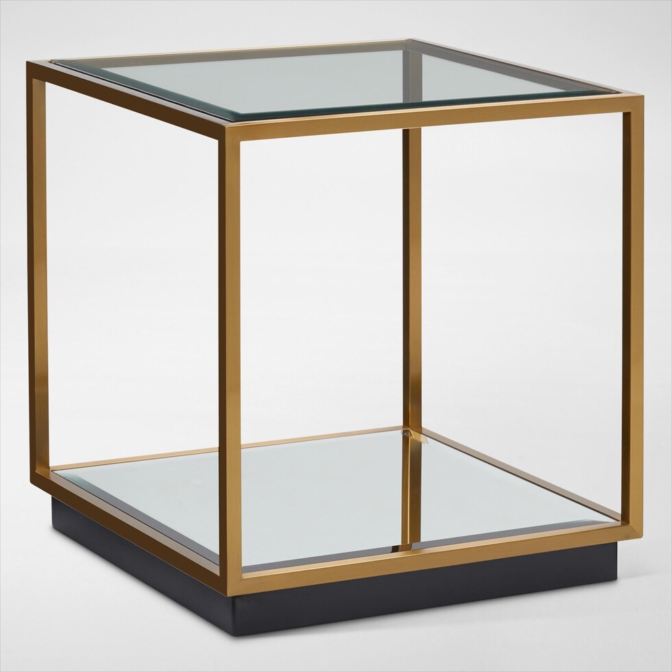 celeste gold end table   