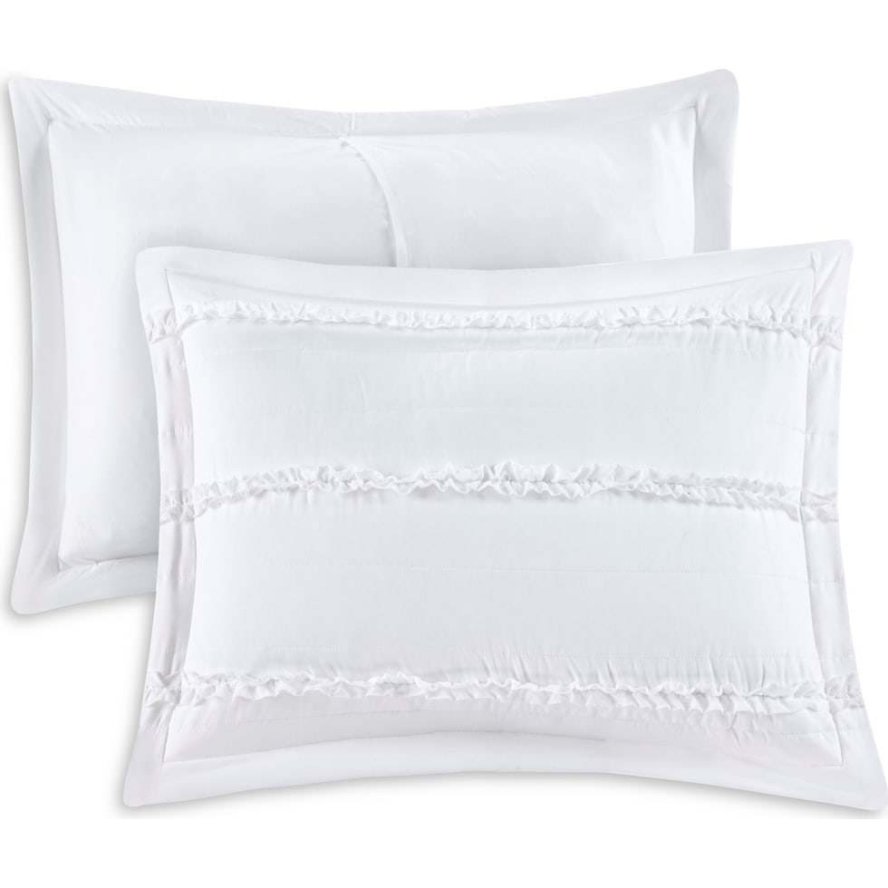 celestia white california king bedding set   