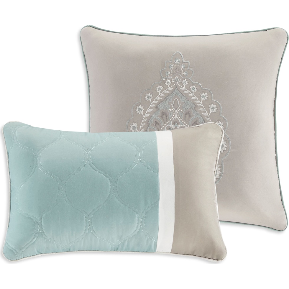 cerelia green california king bedding set   