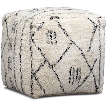 ceto white pouf   
