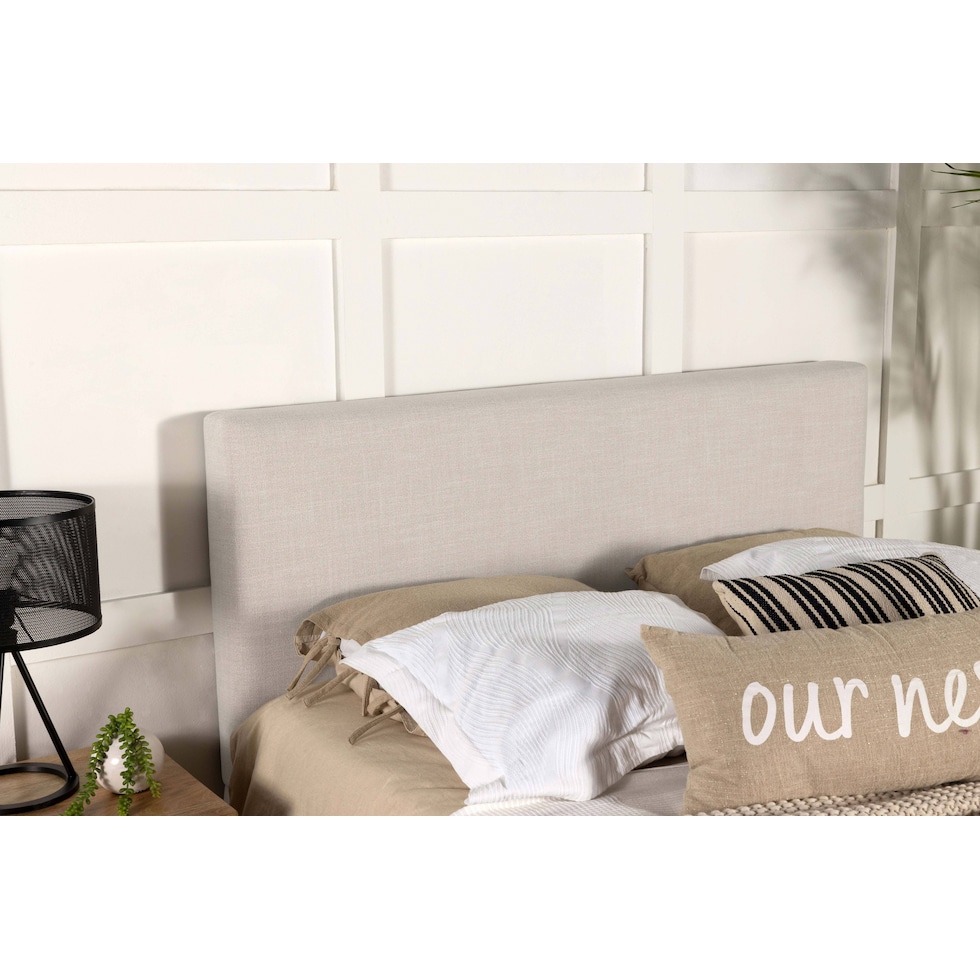 chami neutral california king headboard   