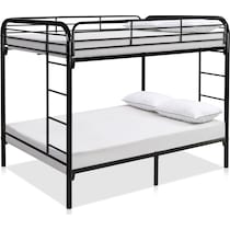 champ black full over full bunk bed   