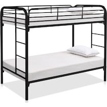 champ black twin over twin bunk bed   