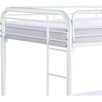 champ white full over full bunk bed   