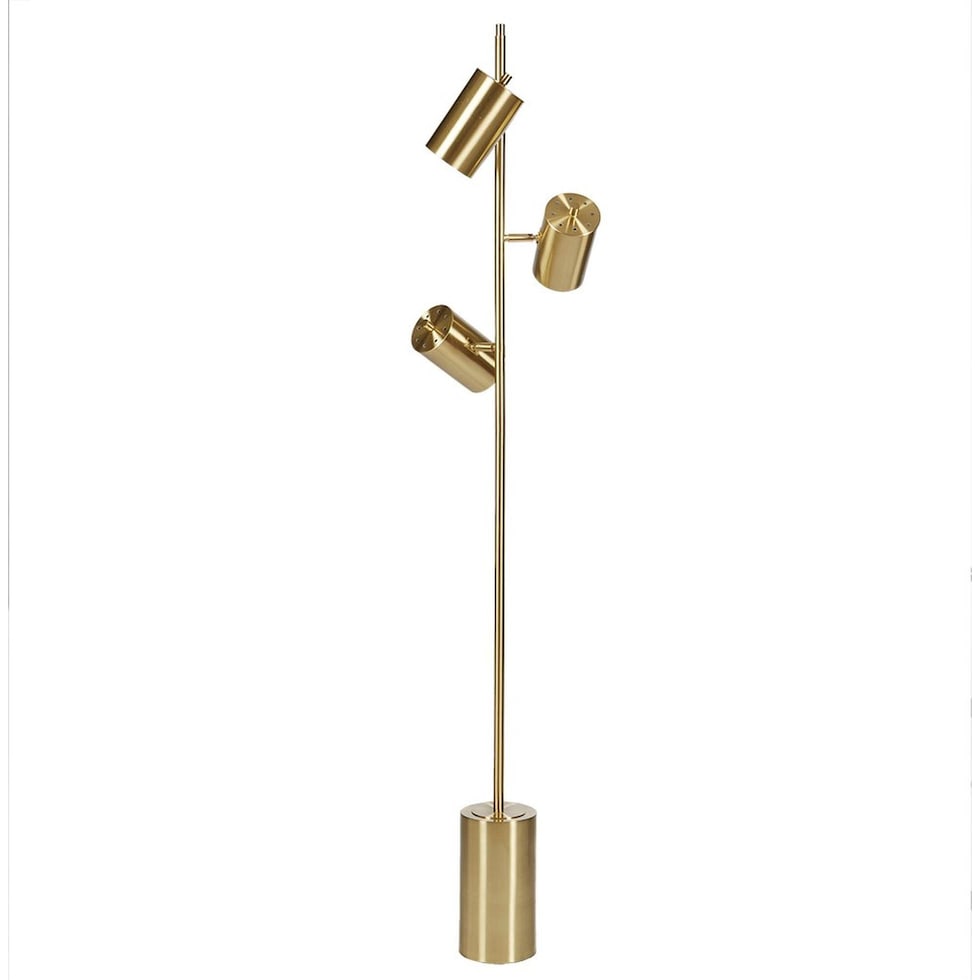 chance gold floor lamp   