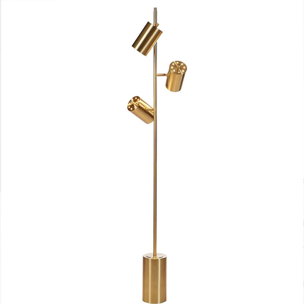 chance gold floor lamp   