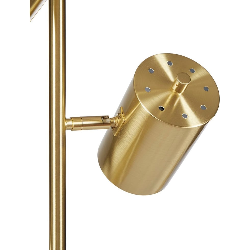 chance gold floor lamp   