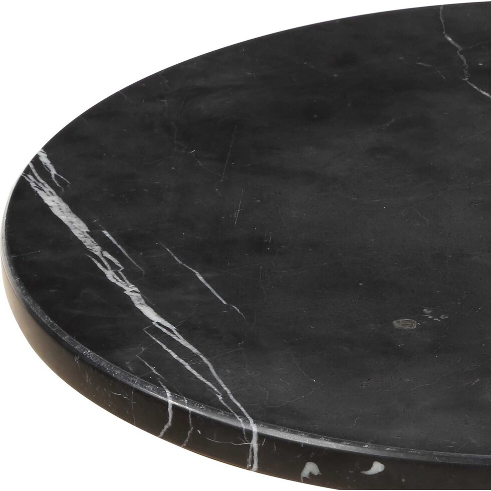 chandler gold black accent table   