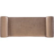chandra light brown bench   