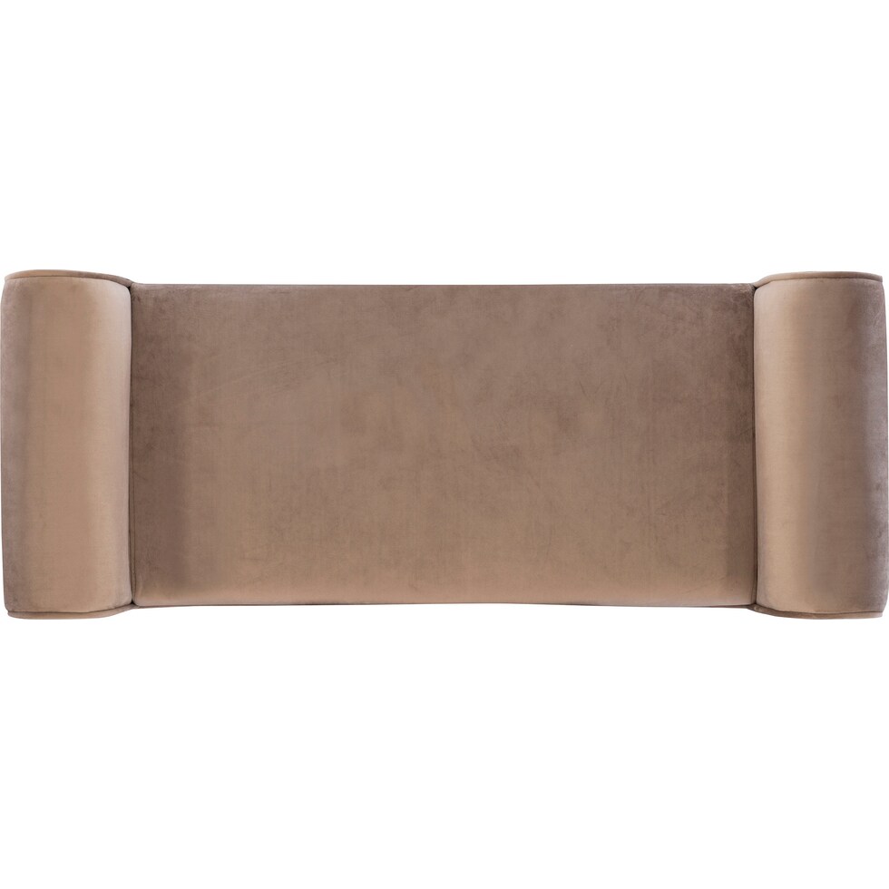 chandra light brown bench   