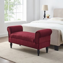 chandra red bench   