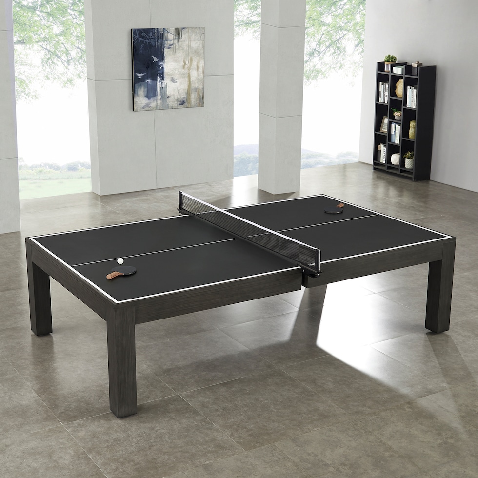 channing dark brown gaming table   