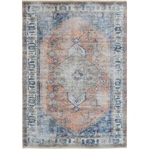 channing multicolor area rug  x    