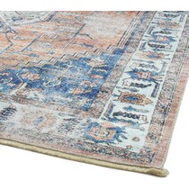 channing multicolor area rug  x    