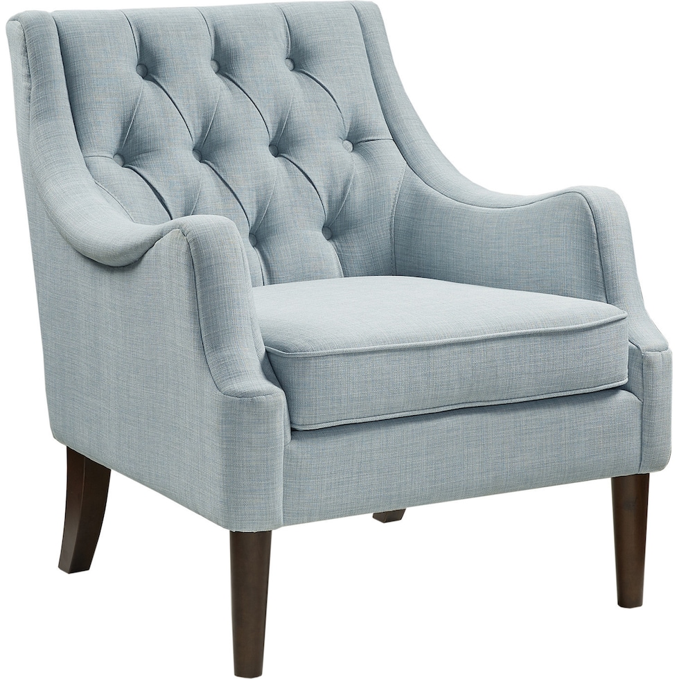 chantal blue accent chair   