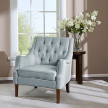 chantal blue accent chair   