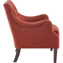 chantal orange accent chair   