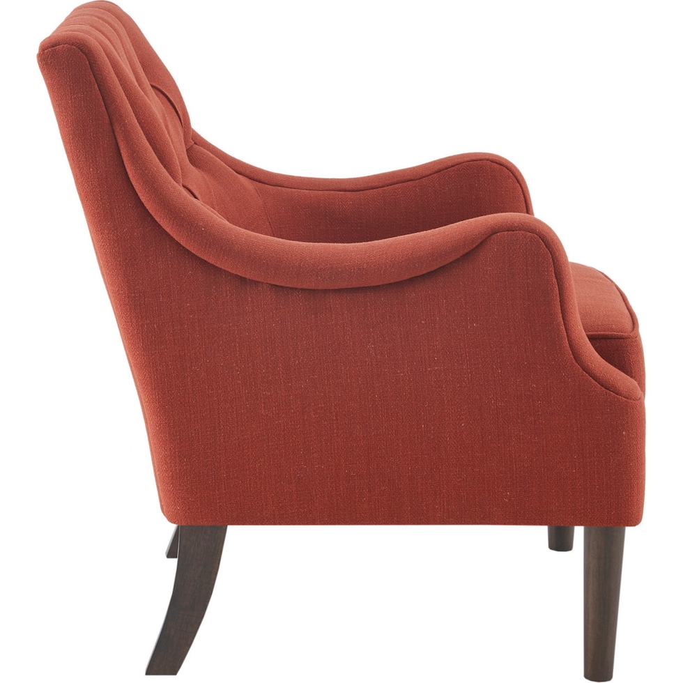 chantal orange accent chair   