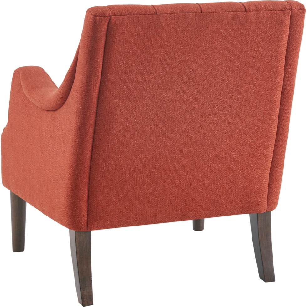 chantal orange accent chair   