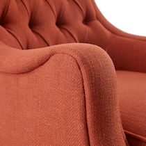 chantal orange accent chair   