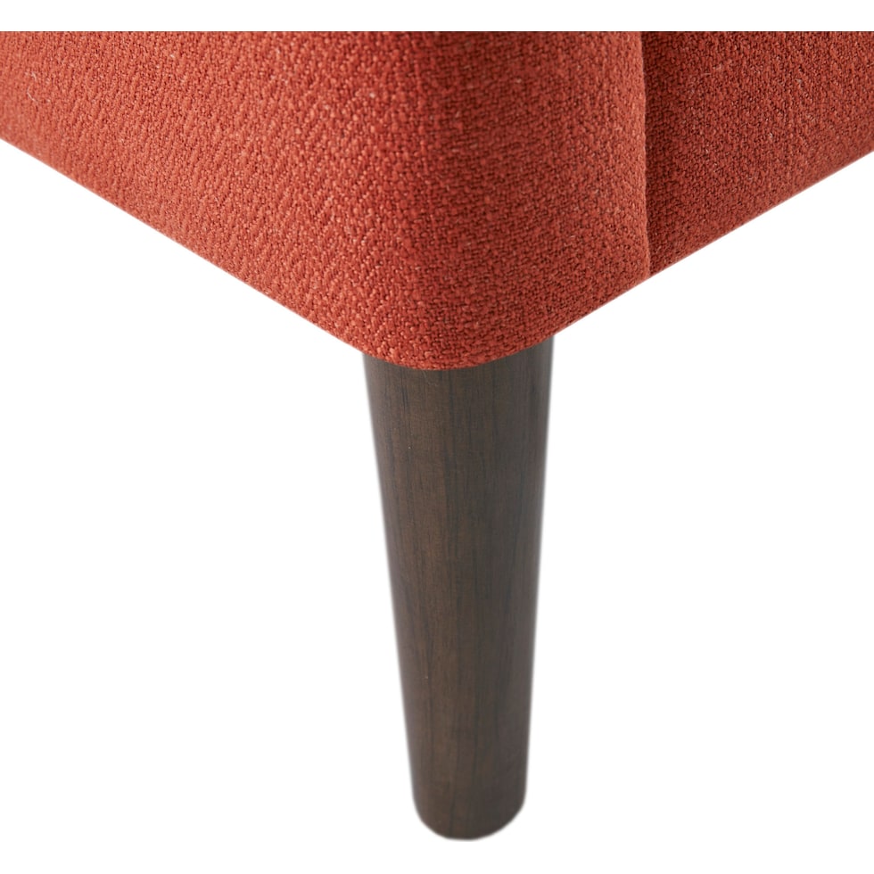 chantal orange accent chair   