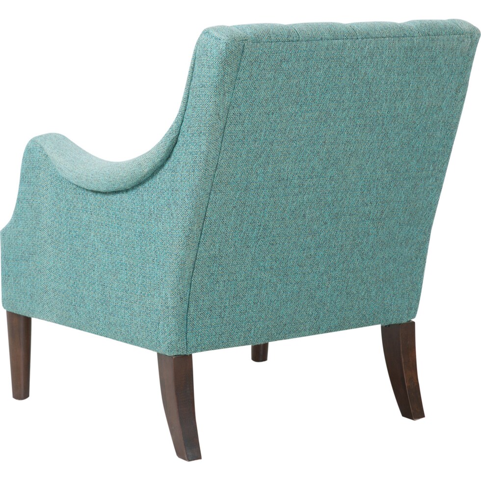 chantal teal accent chair   