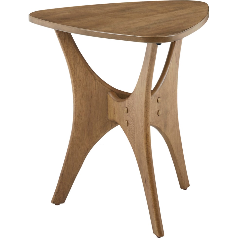 chapel light brown side table   