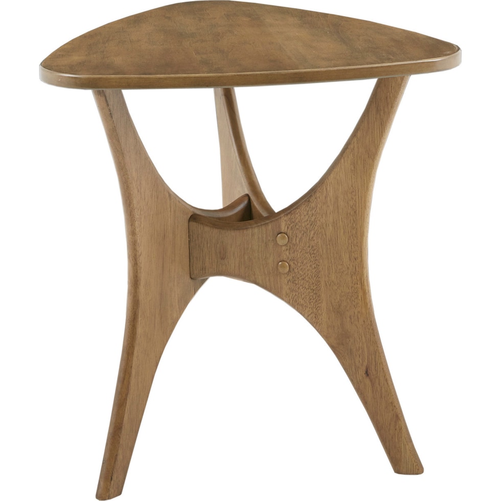 chapel light brown side table   