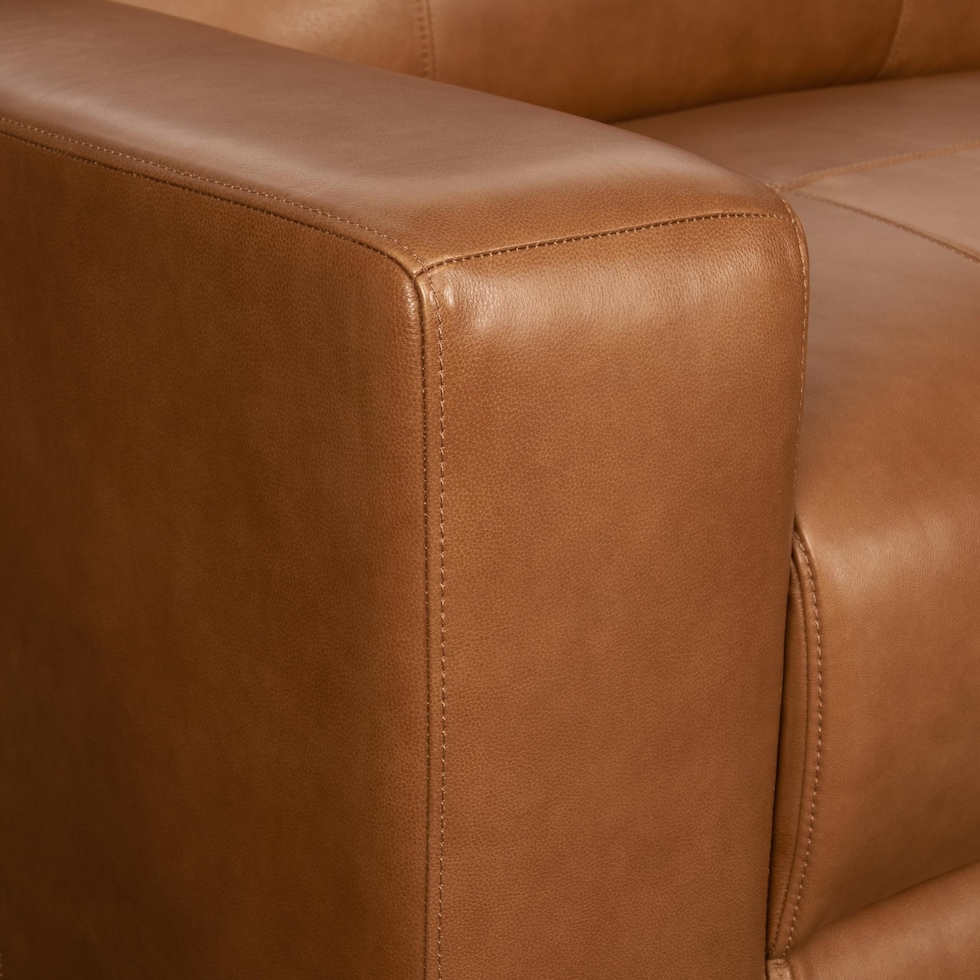 chapman dark brown loveseat   