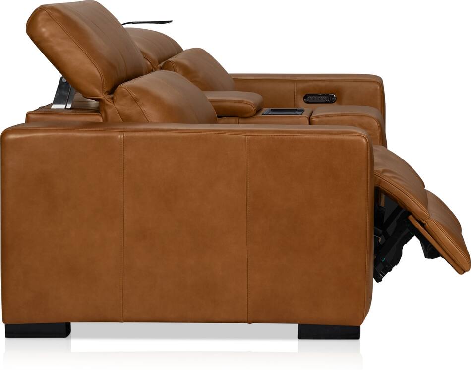 Chapman 3Piece DualPower Reclining Loveseat with Console Value City