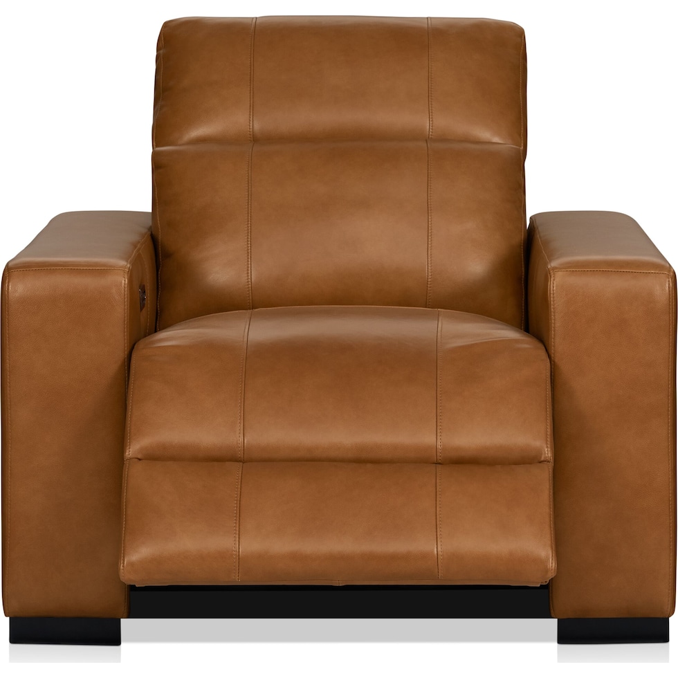 chapman dark brown recliner   