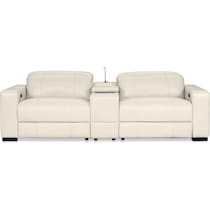 chapman white loveseat   