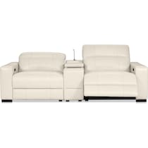 chapman white loveseat   