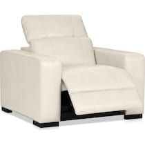 chapman white recliner   