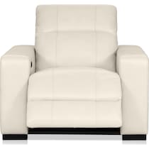 chapman white recliner   