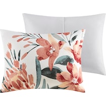 charleigh orange full queen bedding set   