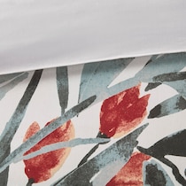 charleigh orange full queen bedding set   