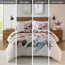 charleigh orange full queen bedding set   