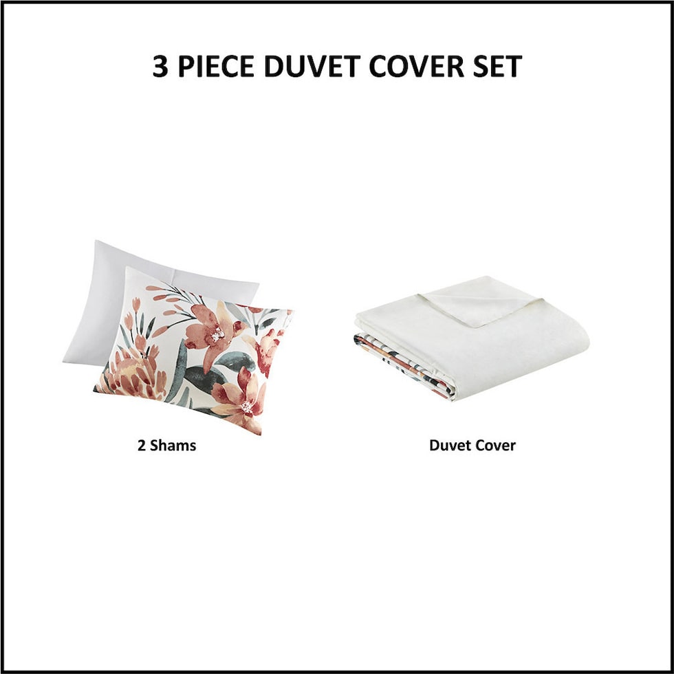 charleigh orange full queen bedding set   