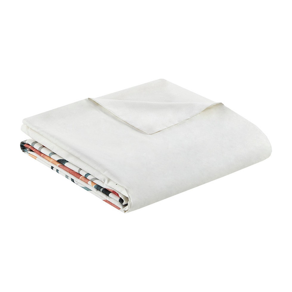 charleigh orange king california king bedding set   
