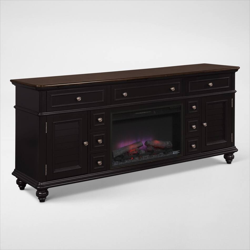 Charleston Fireplace TV Stand Value City Furniture