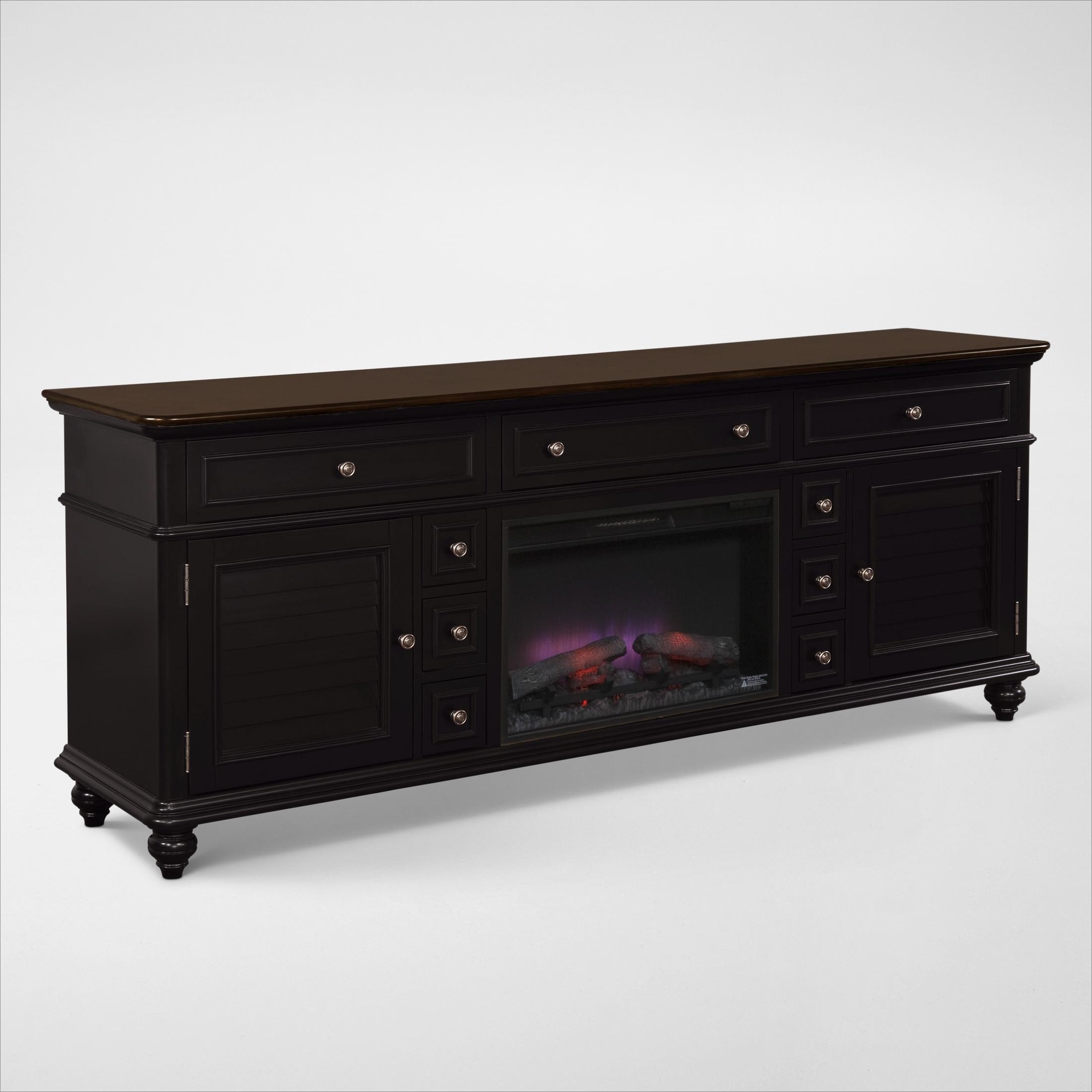 Charleston Fireplace TV Stand Value City Furniture