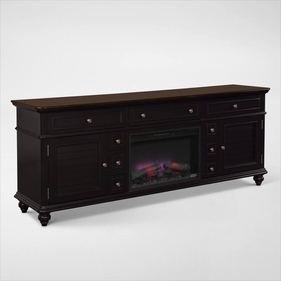 Charleston Fireplace TV Stand Value City Furniture