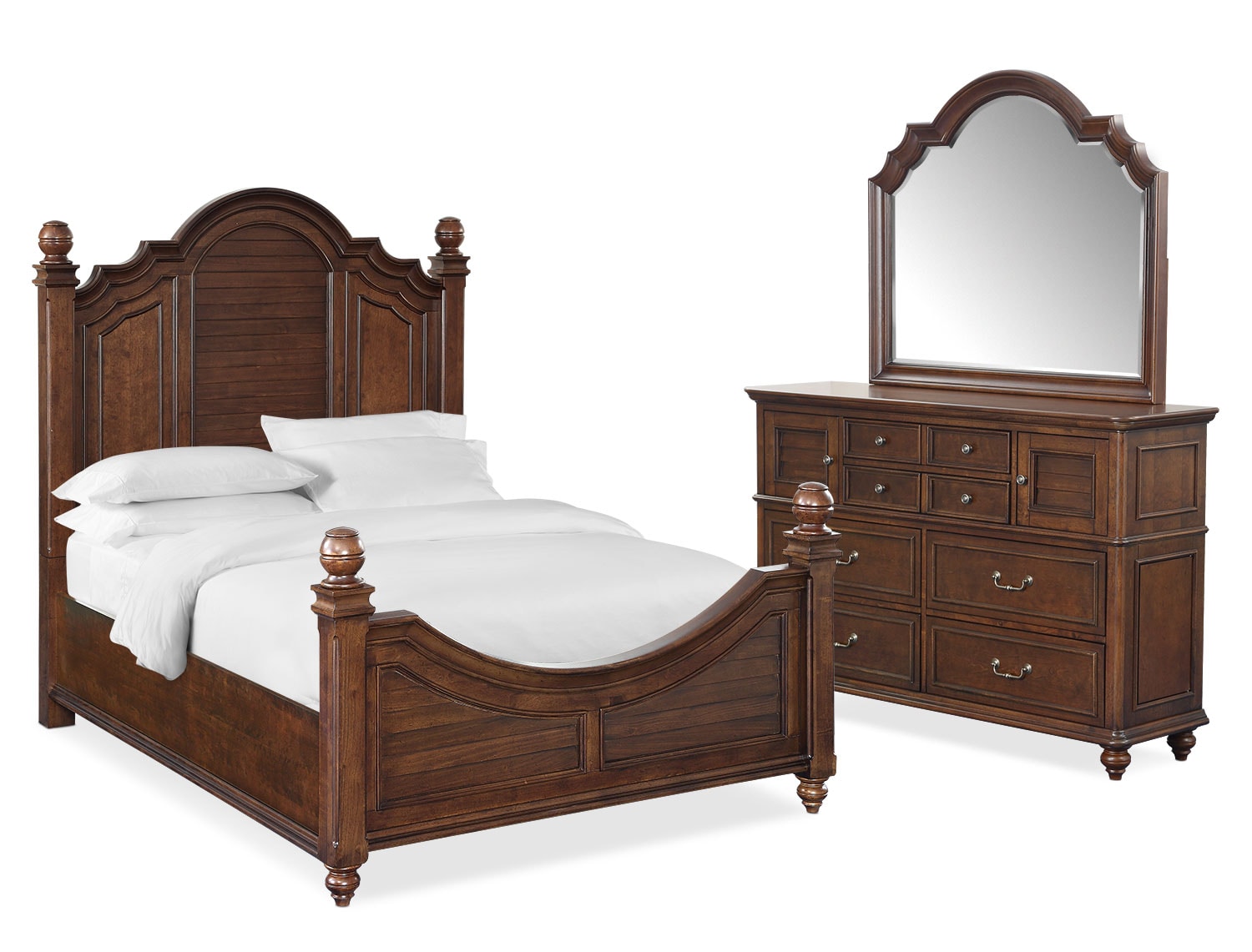 Charleston Bedroom Collection   Charleston Dark Brown 5 Pc King Bedroom 1857487 530560 