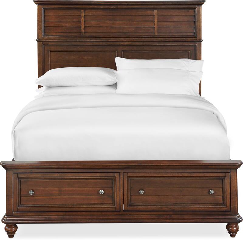 Charleston Panel Storage Bed Value City Furniture