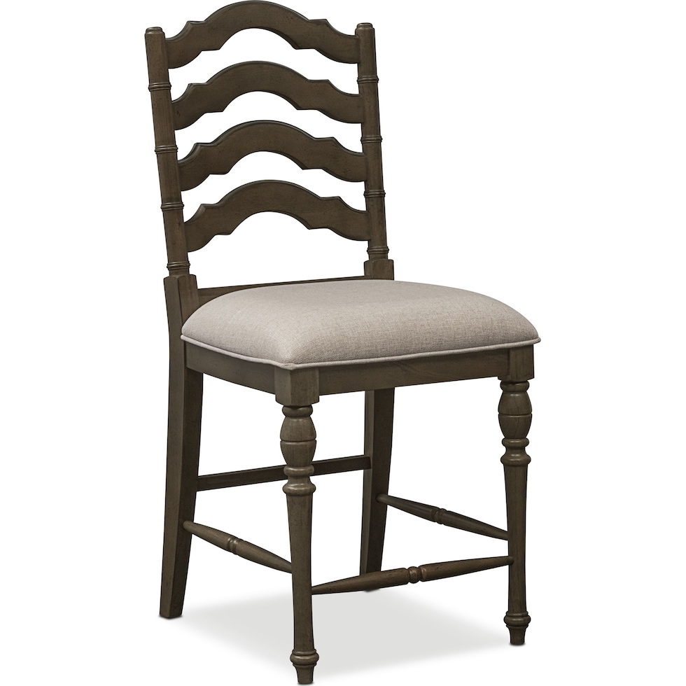 charleston gray  pc counter height dining room   