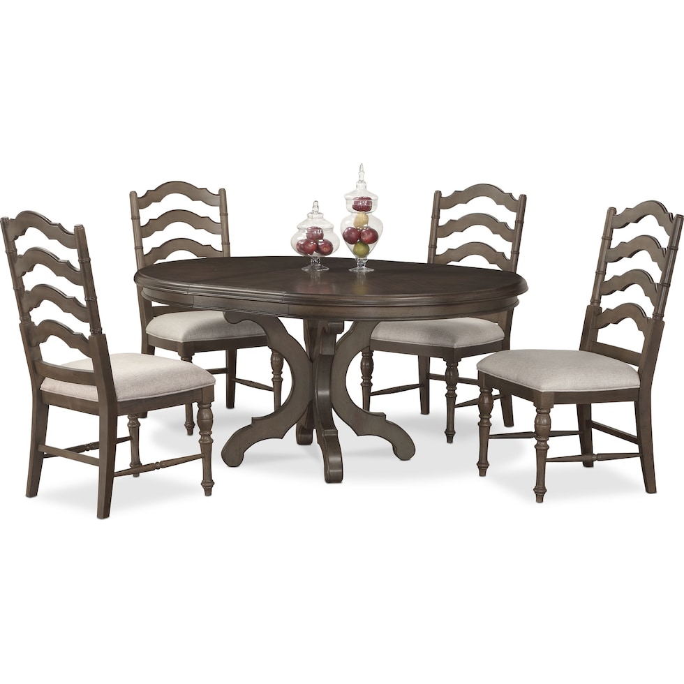 charleston gray  pc dining room   