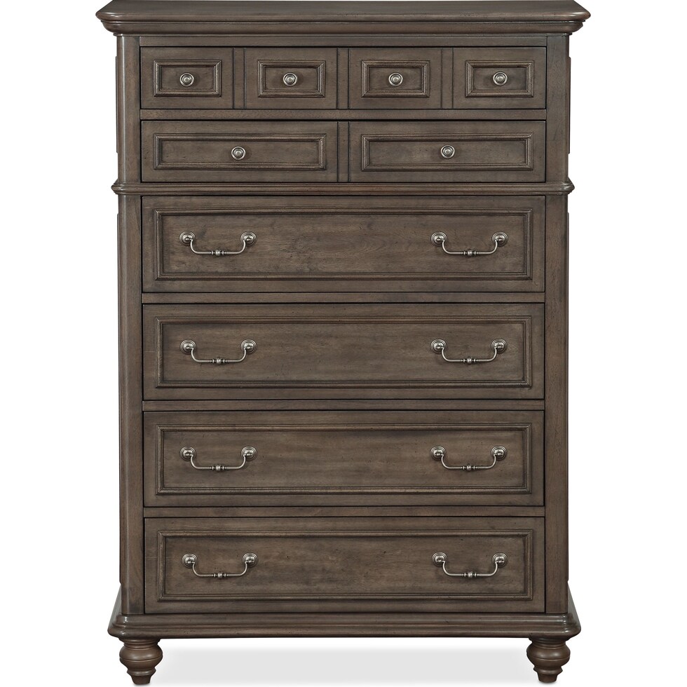 charleston gray chest   
